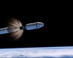 Oddělení stupňů Falconu 9 Autor: SpaceX