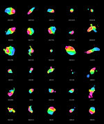 rozložení molekulárního plynu ve třiceti galaxiích - ALMA - eso1429 Autor: ALMA (ESO/NAOJ/NRAO)/SMA/CARMA/IRAM/J. Ueda et al.