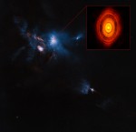 Hvězda HL Tauri z HST a ALMA Autor: ALMA (ESO/NASA/NAOJ/NRAO)