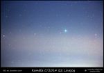 Kométa C/2014 Q2 Lovejoy. Autor: Jaroslav Merc a Veronika Foldynová