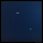 C/2014 Q2 Lovejoy u hvězdokupy M79 . Autor: Stanislav Daniš