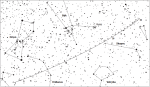 C/2014 Q2 Lovejoy mapa na leden 2015 Autor: Aleš Majer