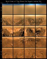 Pohledy na Titan z přistávající sondy Huygens Autor: ESA/NASA/JPL/University of Arizona