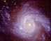 17.01.2001 - Spirální galaxie NGC 3310 ultrafialově