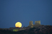 23.06.2005 - Východ Měsíce, mys Sounion, Řecko