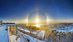 10.01.2011 - Sluneční halo za Stockholmem