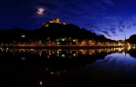 25.05.2013 - Lunární korona nad hradem Cochem