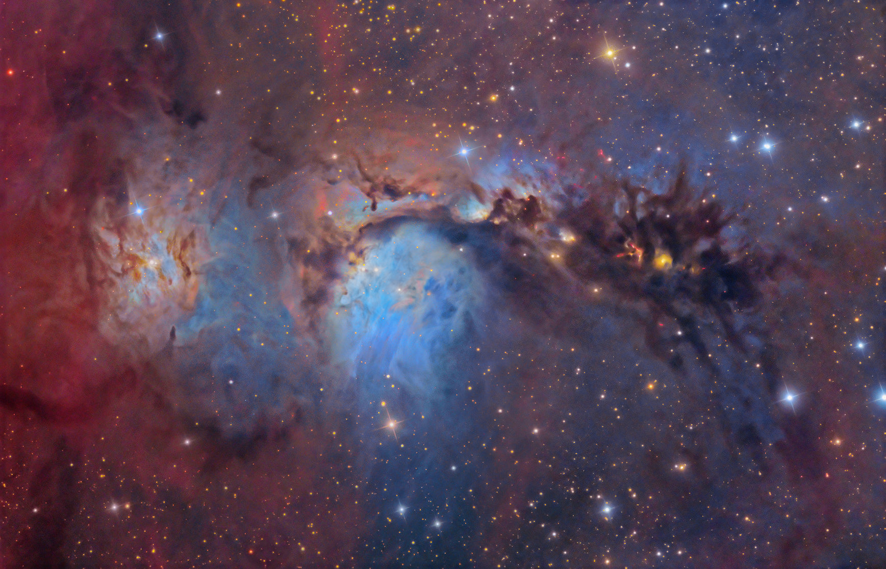 Новелла межзвездная. Туманность Звездная пыль. Звездная пыль космос. Туманность Мессье 78. Туманности в космосе.