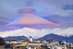 26.11.2013 - Čepicový mrak nad pohořím Sierra Nevada