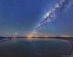16.09.2014 - Mléčná dráha nad solnou lagunou v Atacamě