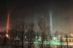 28.12.2014 - Neobvyklé světelné sloupy nad Lotyšskem