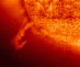 25.01.2015 - Spletené sluneční eruptivní protuberance