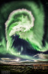 15.09.2015 - Spirálovitá polární záře nad Islandem