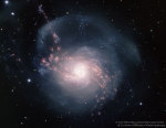 01.03.2016 - NGC 3310: Spirální galaxie s překotným vznikem hvězd