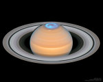 03.09.2018 - Polární záře kolem Saturnova severního pólu