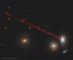 28.01.2019 - Dlouhý plynový ohon spirální galaxie D100