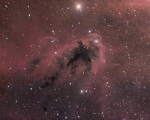 02.02.2019 - LDN 1622: Tmavá mlhovina v Orionu