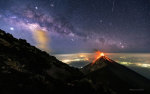 27.05.2019 - Vulkán ohně pod Mléčnou dráhou hvězd
