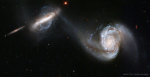 11.08.2019 - Arp 87: Srážka galaxií z Hubbla