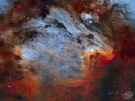25.09.2019 - Mlhovina Pelikán v prachu, plynu a hvězdách