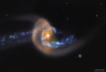 09.10.2019 - NGC 7714: Překotné vznikání hvězd po galaktické srážce
