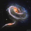 20.11.2019 - Arp 273: Zápasící galaxie z Hubbla