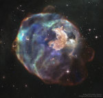 11.12.2019 - N63A: Zbytek supernovy ve viditelném a rentgenovém světle