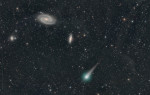 06.06.2020 - Kometa PanSTARRs s galaxiemi