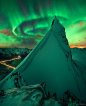 09.11.2020 - V zelené společnosti: polární záře nad Norskem