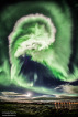 12.09.2021 - Spirálovitá polární záře nad Islandem