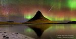 13.12.2021 - Meteory a polární záře nad Islandem