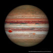 09.01.2022 - Jupiter z Hubbla a zmenšující se Velká rudá skvrna