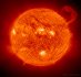 30.01.2022 - Sluneční protuberance ze SOHO