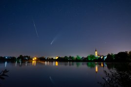 Kometa Neowise nad Dolním Benešovem