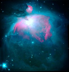 M42 velka hmlovina v Orione