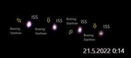 ISS + Boeing STARLINER