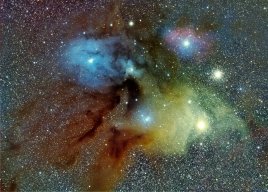 Rho Ophiuchi z pouste v Kalifornii