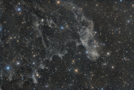 LBN 406 - molekulární mračno v souhvězdí Draka