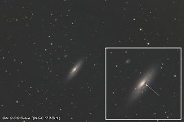 Supernova SN2025rbs - NGC 7331