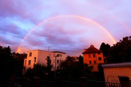 Červánková dvojitá duha