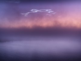 Vesmírná medúza po startu rakety Falcon 9