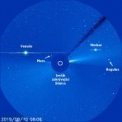 Autor: NASA/ESA - Okolí Slunce pohledem korónografu SOHO