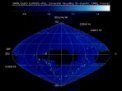Autor: SOHO, Service d\'Aeronomie du CNRS, Finnish Meterological Institute - Snímek z přístroje SWAN, který je umístěn na kosmické sondě SOHO. Snímek byl pořízen 8. dubna 2020, je na něm vidět několik komet, které se jeví jako malé flíčky.