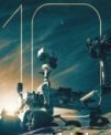 Plakát NASA k výročí 10 let přistání Curiosity na povrchu Marsu (6. 8. 2012)