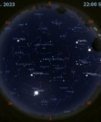 Autor: Stellarium/Martin Gembec - Mapa oblohy 3. května 2023 ve 22:00 SELČ
