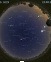 Autor: Stellarium/Martin Gembec - Mapa oblohy 24. května 2023 ve 22:00 SELČ