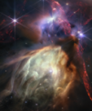 Autor: NASA, ESA, CSA, STScI, Klaus Pontoppidan (STScI) - Velmi malá část mlhoviny v blízkosti hvězdy Rho Ophiuchii (v souhvězdí Hadonoše). Na snímku Webbova vesmírného dalekohledu vidíme oblast právě se rodících hvězd a jejich planetárních soustav.