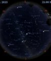 Autor: Stellarium/Martin Gembec - Mapa oblohy 6. září 2023 ve 21:00 SELČ