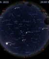 Autor: Stellarium/Martin Gembec - Mapa oblohy 27. září 2023 ve 20:00 SELČ