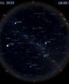 Autor: Stellarium/Martin Gembec - Mapa oblohy 15. listopadu 2023 v 18:00 SEČ